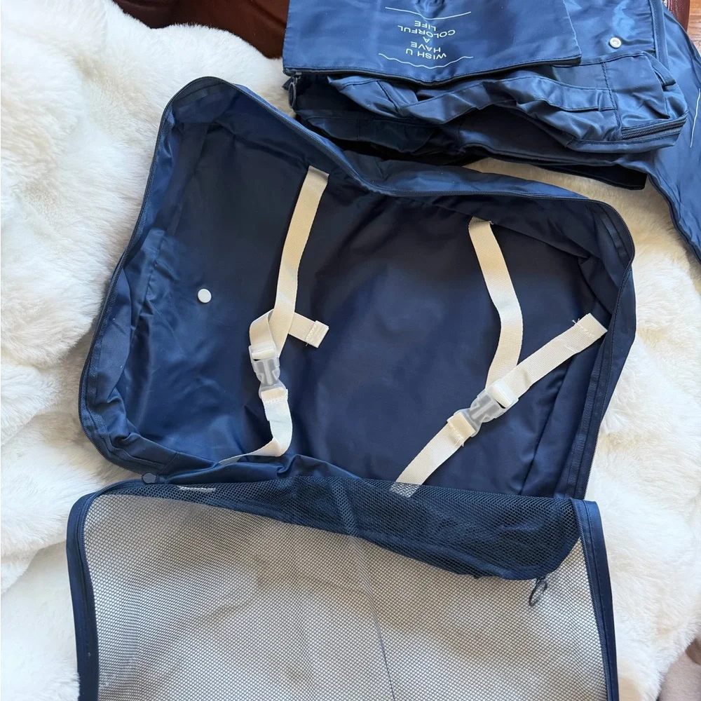Navy Travel Organizer Set